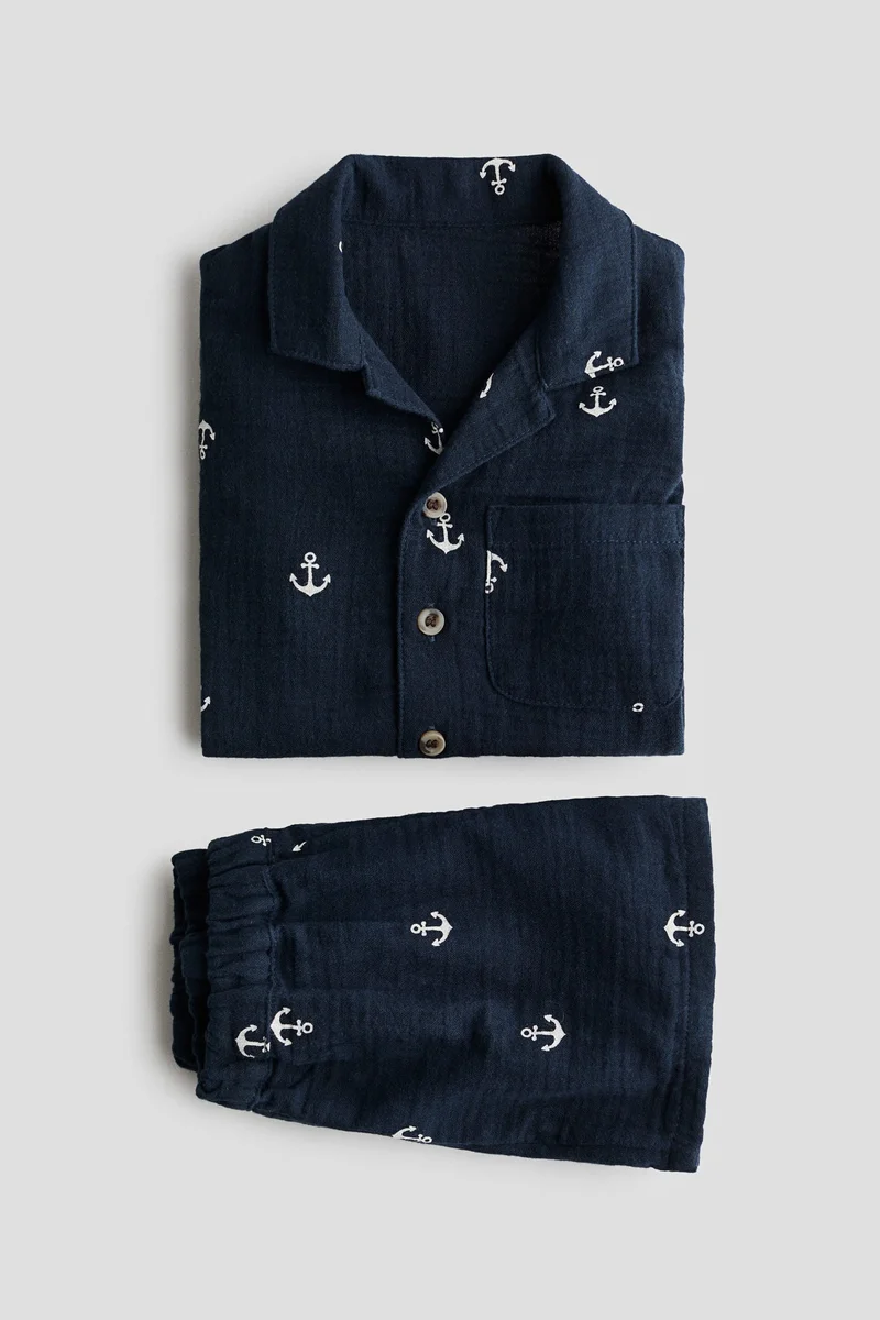 اتش اند ام طقم منقوش من قطعتين